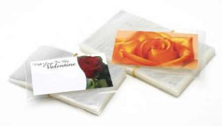 Florist Card Envelopes White 11cm x 7cm Pack 100