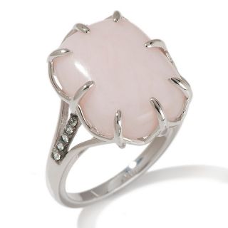  cut pink opal ring with green sapphire accents rating 15 $ 29 97 s h