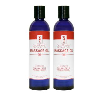  exotic massage oil 2 pack from brookstone our spamaster exotic