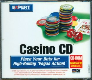 Casino CD from Expert Software Keno Slots Crap Roulette Windows 98 95