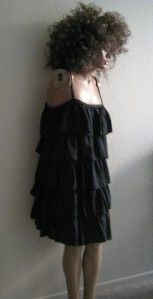 Erin Fetherston for Target Flapper Style Ruffled Little Black Dress 13