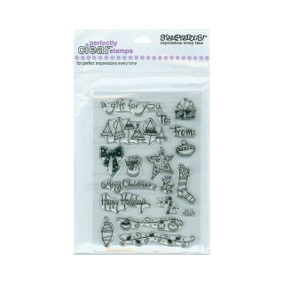 106 1358 scrapbooking stampendous perfectly clear stamp set tiny