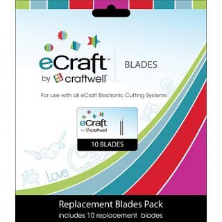 108 3138 scrapbooking craftwell ecraft replacement blades 10 pack