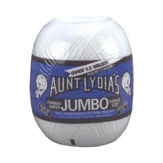 104 5371 aunt lydia s jumbo crochet cotton white rating 1 $ 16 95 s h