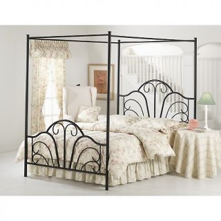 108 4656 hillsdale furniture dover canopy bed with rails full rating 1