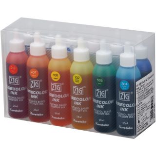 110 8722 zig kurecolor marker refill ink 25ml bottles 12 pack basic