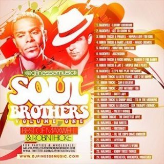DJ Finesse Maxwell Robin Thicke Soul Brothers Mix CD