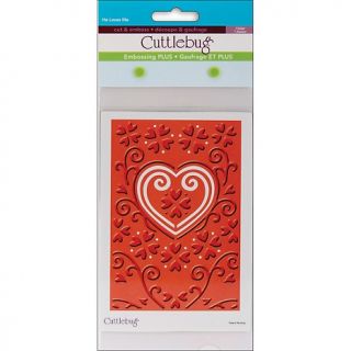 113 4728 cuttlebug a2 embossing folder he loves me rating be the first