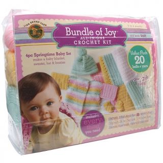 111 0194 bundle of joy all in one crochet kit girl springtime baby set