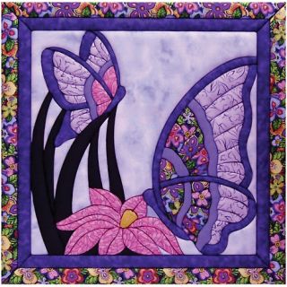 108 7276 butterfly quilt magic no sew wall hanging kit rating be the