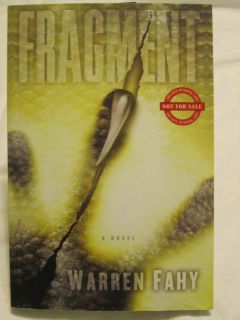 Fragment by Warren Fahy RARE Advance Readers Copy