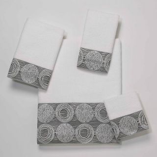 113 6478 galaxy silver 4 piece towel set in white rating be the first