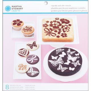 110 4908 martha stewart crafts vintage girl cake and cupcake stencils