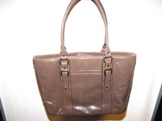 Glazed Nappa Handle Tote with Accessories