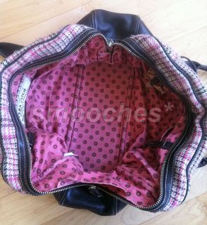 Abercrombie Ezra Fitch Weekender Plaid Travel Tote Bag Handbag Purse