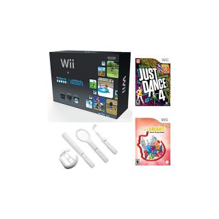 Wii 4 Game Just for Fun System Bundle with Sports Accessory Kit at