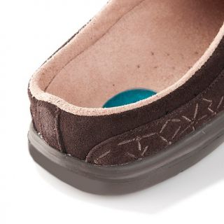 Tony Little Tony Little Cheeks® Fit Body Embroidered Suede Clog