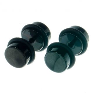 Black Fake Plugs Screw on Strong Quality Rubber O Rings Look Real