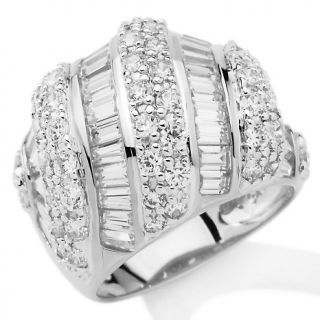 124 659 absolute 3 3ct san marco design pave and baguette dome ring