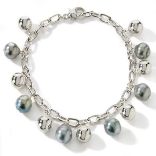 126 322 imperial pearls 8 9mm cultured tahitian pearl sterling silver
