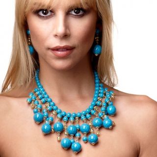 Real Collectibles by Adrienne® Grecian Inspired 17 Fringe Necklace a