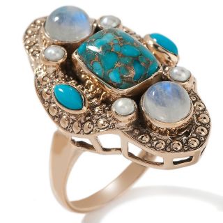 144 482 nicky butler turquoise with simulated copper matrix and