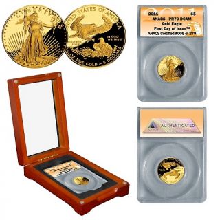 135 005 coin collector 2011 anacs pr70 dcam fdoi le of 279 $ 5 gold