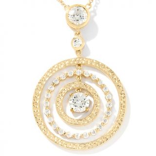 Victoria Wieck 3.53ct Absolute™ Multi Circle Drop Necklace