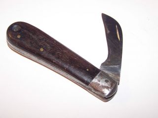 Vintage PAL Cutlery Co Wooden Handle Pruning Knife