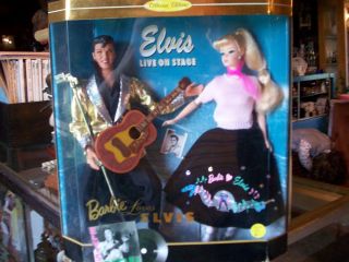 Elvis Presley With Barbie Collectors Edition 1996 Gift Loves Elvis