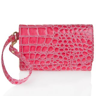160 153 universal cellphone fashion wallet with wrist strap rasberry