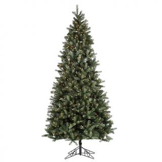 150 639 winter lane 9 prelit natural cut christmas tree with 800 clear