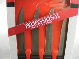 New Farberware Professional 4 Piece Steak Knife Set