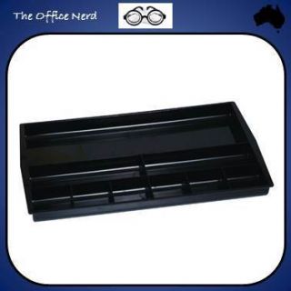 Esselte SWS Large Desk Drawer Tidy Black EA46001