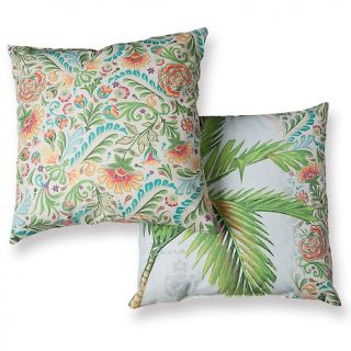153 309 set of 2 outdoor pillows with tropical designs note customer