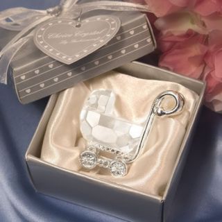 40 Crystal Baby Carriage Baby Shower Favors