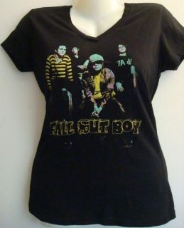Fall Out Boy Black Shirt Top Misses Medium