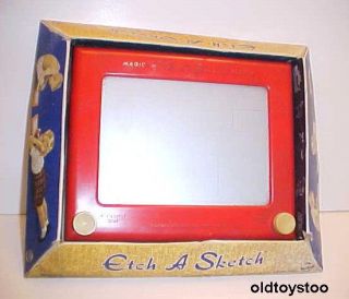 ETCH A SKETCH BY OHIO ART No 505 WITH DISPLAY BOX MADE IN USA