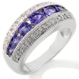 Absolute 1.57ct Absolute™ Tanzanite Color and Clear Sterling Silver