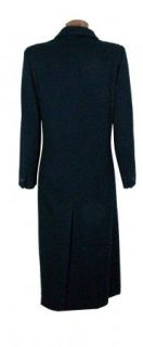 4646 Womans Evan Picone Navy Blue Lined Misses Winter Coat Size 10