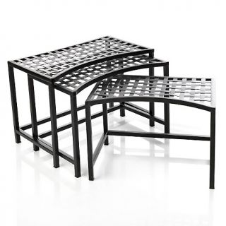 191 171 colin cowie set of 3 steel nesting benches rating 1 $ 69 95 or