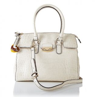 175 501 barr barr barr barr croco embossed leather satchel note