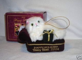 2004 Fancy Feast Cat Food Christmas Ornament Couch Kitty