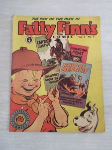 Fatty Finns Comic Vol 3 No 7 1940s RARE Australian Comic Great Story