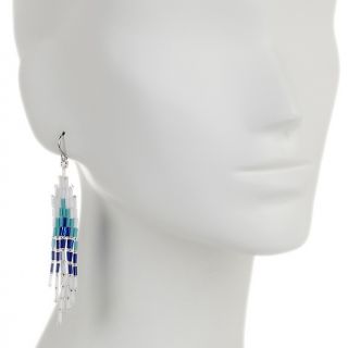 190 175 himalayan gems chevron key beaded drop earrings rating 9 $ 9