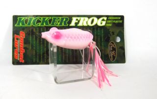 evergreen kicker frog soft plastic floating lure 208 maker evergreen