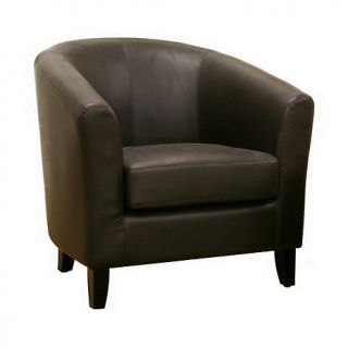 Home Furniture Chairs & Sofas Chairs Frederick Dark Brown Leather