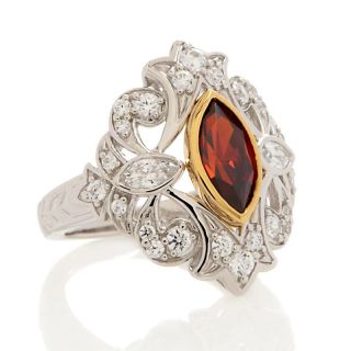 Jewelry Rings Cocktail Xavier 2.61ct Absolute™ Garnet and Pavé