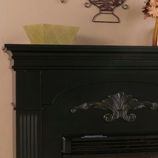 Sicilian Harvest Black Electric Fireplace