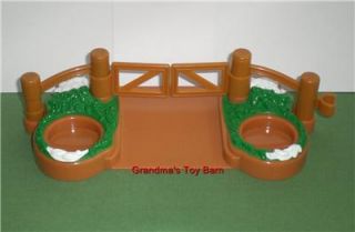  Price Little People Christmas Train Farm Gate Brown Replacement